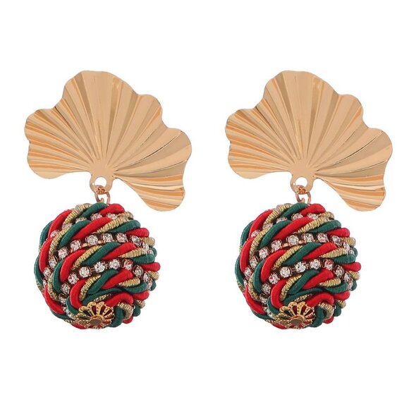 Jewelry - Diamond Spiral Braided Earrings